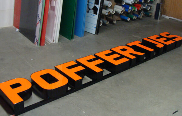 led reclame, led letters, doosletters, doosletter prijzen