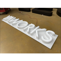 Lichtreclame,Doosletters, boxletters, LED letters, DeLuxe letters,