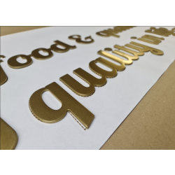 gouden letters