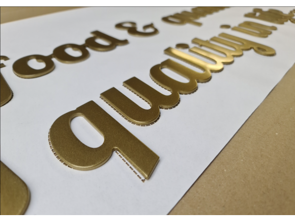 gouden letters